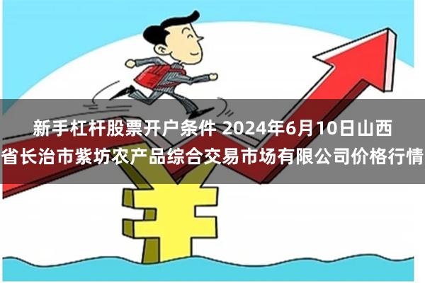 新手杠杆股票开户条件 2024年6月10日山西省长治市紫坊农产品综合交易市场有限公司价格行情