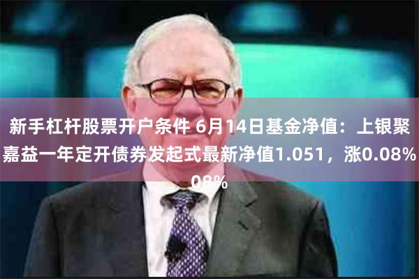 新手杠杆股票开户条件 6月14日基金净值：上银聚嘉益一年定开债券发起式最新净值1.051，涨0.08%