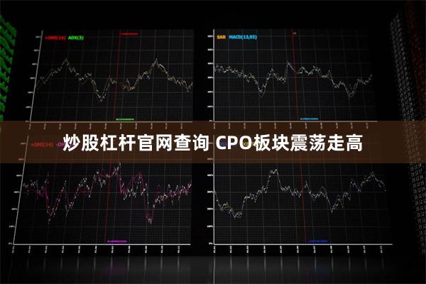 炒股杠杆官网查询 CPO板块震荡走高