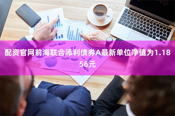 配资官网前海联合添利债券A最新单位净值为1.1856元
